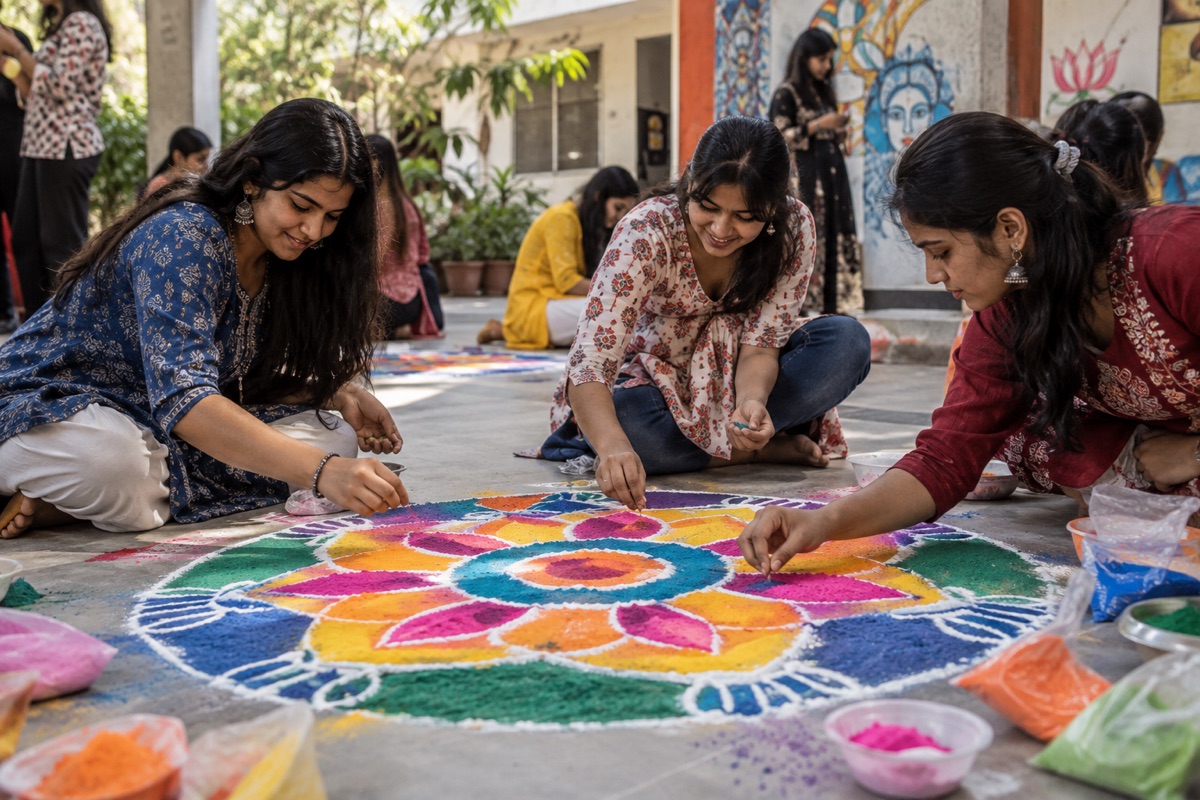 Illustrative photo for Aripan (Rangoli)