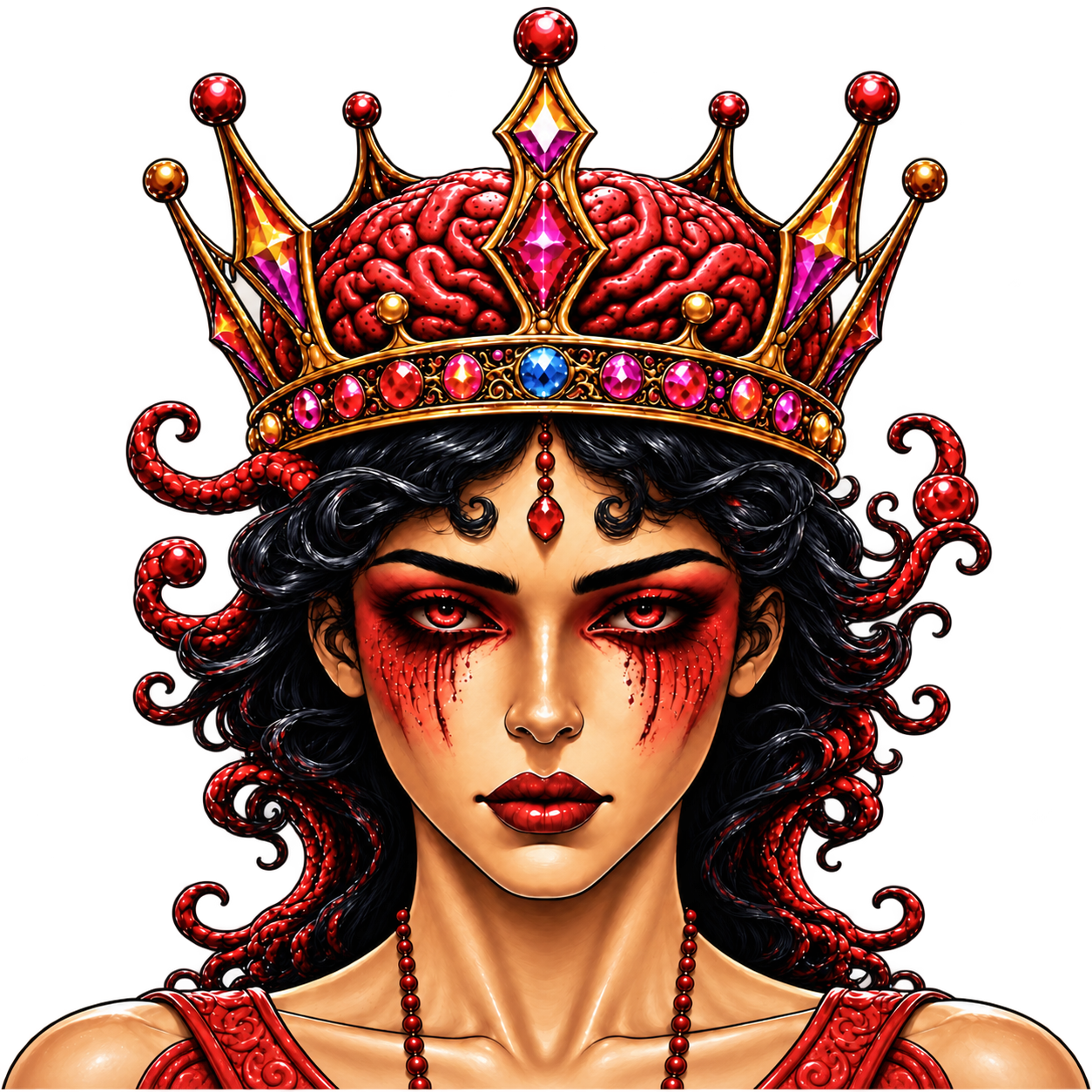 CEREBREXIA crowned-brain avatar