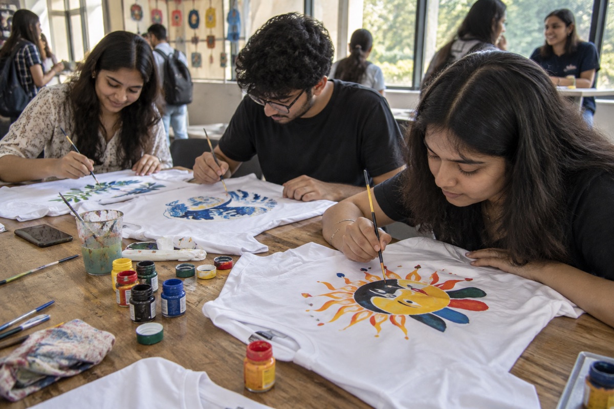 Illustrative photo for Tee-Splash (T-Shirt Painting), a Art event
