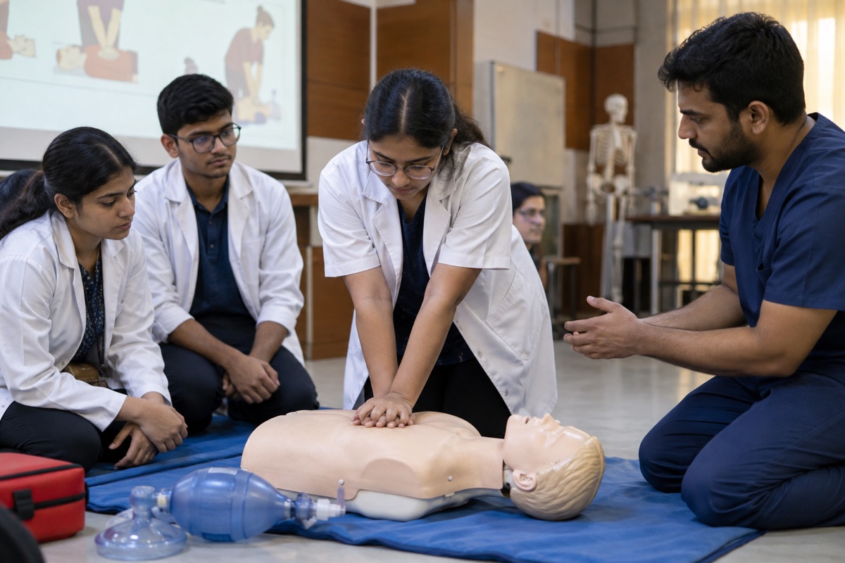 Illustrative photo for Trauma code: Basic Life Support Workshop, a Academic event